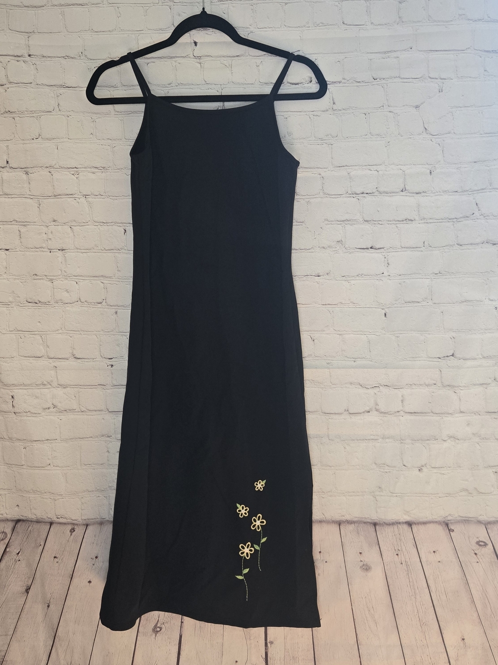 VTG 90s Y2k My Michelle Bloomcore Slip Dress Lg Embroidered Fairy Whimsigoth